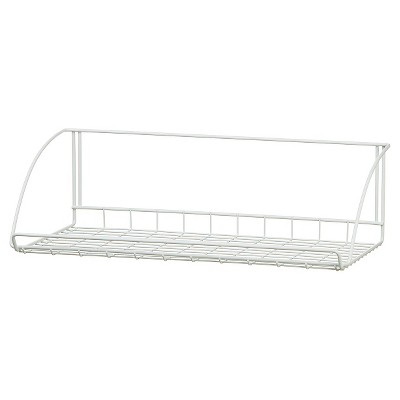 ClosetMaid 24" Wall-Mounted Wire Utility Shelf White