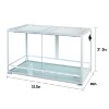 OiiBO 60Gallon Full Reptile Glass Terrarium, Double Hinge Door Reptile Terrarium - 3 of 4