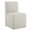 Spruce&Spring Upholstered Dining Chairs with Casters Set of 2 - 4 of 4