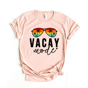 Simply Sage Market Women's Vacay Mode Sunglasses Short Sleeve Graphic Tee - 1 of 2
