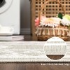 Bedroom Area Rug Boho Accent Throw Floor Cover Non Slip Stain Resistant Rug Farmhouse Bordered Carpet for Living Room Bedroom Home Decor - 4 of 4