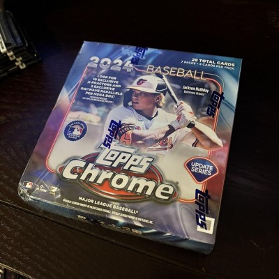 2024 Topps MLB Chrome Update Series Baseball Trading Card Mega Box