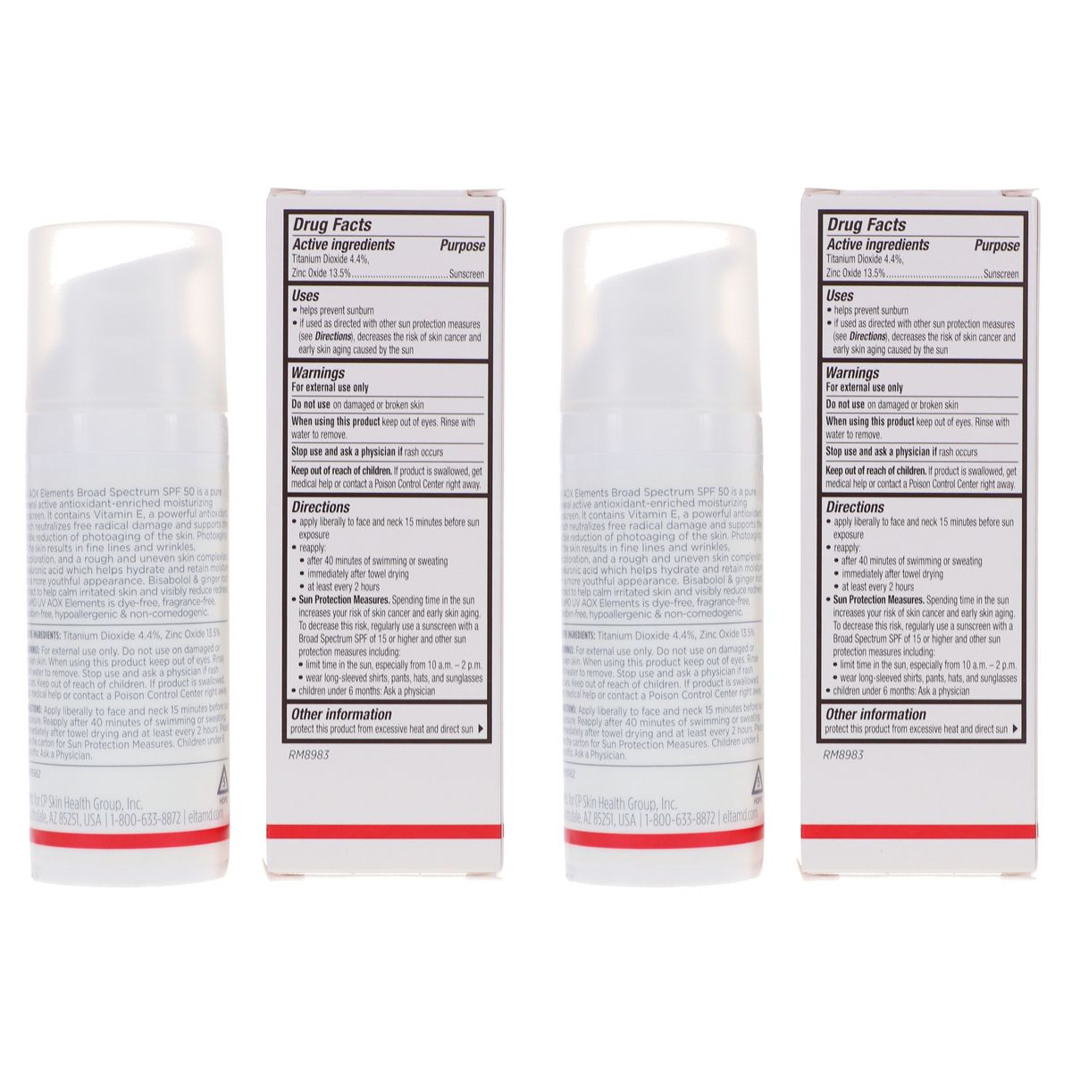 EltaMD UV AOX Elements Broad Spectrum SPF 50 Tinted Face Sunscreen 1.7 oz 2 Pack - thumbnail 8