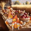 BABYYER Thanksgiving Gnome Plush Decor, Sunflower Faceless Doll, Autumn Harvest Gifts for Home Party Table Shelf and Indoor Holiday Decorations - 2 of 4