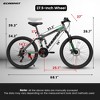 Zeus & Ruta 27.5" Full Suspension Mountain Bike with 21-Speed Shifter, Dual Shock Absorbers, Mechanical Disc Brakes - 2 of 4