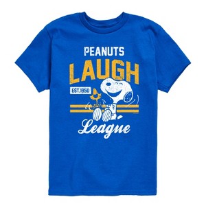 Boys' - Peanuts - Peanuts Laugh League Short Sleeve Graphic T-Shirt - 1 of 4