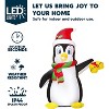 Paaaawaters 5 FT Christmas Inflatable Penguin Decoration, Blow Up Yard Decoration Holiday Life-Size with Built-in LEDs - 3 of 4