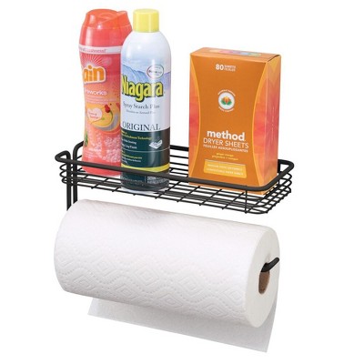 Mdesign Plastic Wall Mount / Under Cabinet Paper Towel Holder : Target