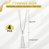 Unique Bargains Handmade Elegant Curtain Ties Holdbacks with Tassel for Home Office Hotel Decor - 2 of 4