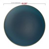 Smarty Had A Party Navy w/ Gold Rim Organic Plastic Dinnerware Set - 120 Sets - 3 of 4