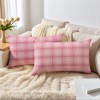REGALWOVEN Plaid Decorative Check Soft Throw Pillow Covers  2 Pcs - 2 of 4