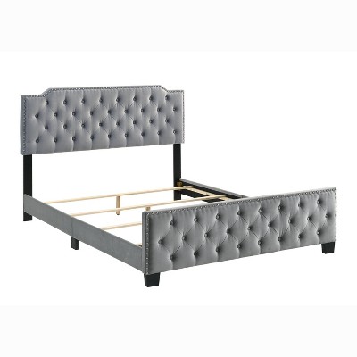 Amando Button Tufted Upholstered Bed - HOMES: Inside + Out