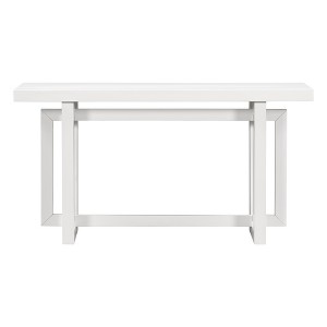 TiramisuBest 59.1" Painted Entryway Table,Black Pine Veneer Console Table, Extra Long Sofa Table for Hallway, Living, or Kitchen - 1 of 4