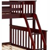 Donco Kids Hilde Mission Twin Over Full Cappuccino Bunkbed With Twin Trundle - 4 of 4