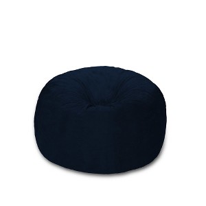 3' Kids' Bean Bag Chair with Memory Foam Filling and Washable Cover - Relax Sacks - 1 of 4