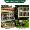 Chicken Nesting Box with Roll Out Egg Tray, Heavy Duty Galvanized Steel, Rustproof & Ventilated Laying Box for Chickens/Ducks, Wall Mount - 3 of 4