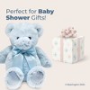 Bearington Baby Light Blue Teddy Bear Plush, 10 Inch Blue Stuffed Animal - 4 of 4