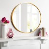 Dovelina Round Metal Framed  Wall Mirror Bathroom Vanity Mirror - 2 of 4