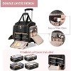 Paaaawaters Rolling Makeup Case with 4 Removable Bags, Professional Makeup Train Case with Wheels, Makeup Artist Travel Bag - 2 of 4