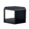 GlasFlength Coffee Tables, Chic and Versatile, Modern and Classic Designs for Every Home, Suitable for Living Room, Black,25”*21.6”*14" - 4 of 4