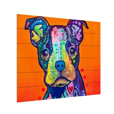 Trademark Fine Art -Dean Russo 'On My Own' Wood Slat Art