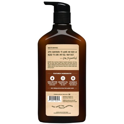 DR. SQUATCH Hand Lotion - Wood Barrel Bourbon - 10 fl oz