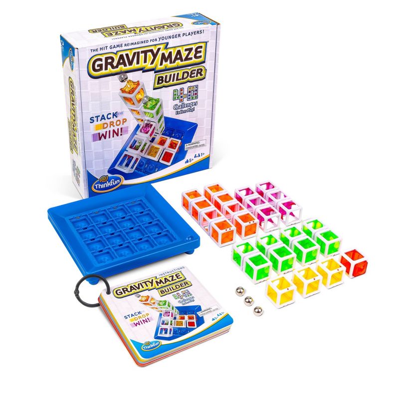 ThinkFun Gravity Maze Builder Board Game, 3 of 10