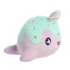 Aurora Small Pastel Lollipop Nomwhal Tasty Peach Enchanting Stuffed Animal Purple 7" - image 3 of 4