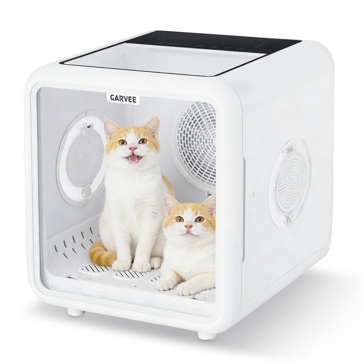 72L Pet Drying Box – 360° High-Efficiency Airflow, 5 Outlets, Quiet Grooming for Cats & Small Dogs up to 45 lbs - thumbnail 2