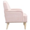 CAVINAS Modern Accent Chair with High Back&Tapered Legs,Small Club Chair Armchair,Retro Leisure Chair for Living Room&Bedroom,Accent Armchair - 3 of 4