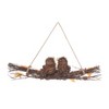 Transpac Natural Fiber 20.08 in. Multicolor Harvest Owl and Twig Door Decor - 3 of 4