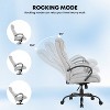 FDW Office Chair for Big and Tall Individuals Desk Task Chair High Back Lumbar Support Adjustable Armrests for Home and Office Use - 4 of 4