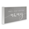 Stupell Industries Wash Your Worries Away Phrase, 24" x 10" - image 3 of 4