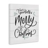 Stupell Industries Merry Little Christmas Planked Phrase, 30" x 40" - 3 of 4