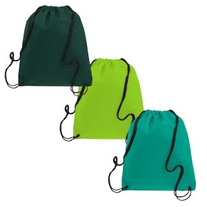 EG PRO Drawstring Backpack Bag Lightweight Non-Woven Sportpack for Gym Travel, School - 1 of 4