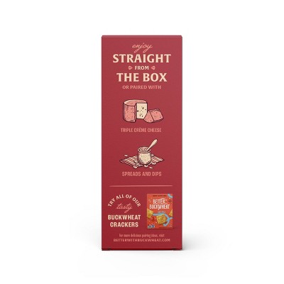 Better With Buckwheat Maine Crisp Crackers Cranberry Almond - 4oz