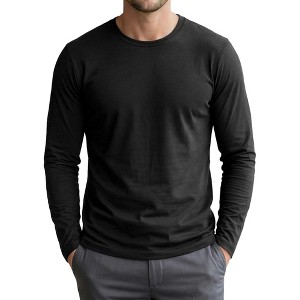 men's dress crew neck shirts Fair Indigo Men's 100% Organic Cotton Crew Neck T-Shirt S / Indigo