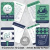 Big Dot of Happiness Par-Tee Time - Golf - 4 Birthday or Retirement Party Games - 10 Cards Each - Gamerific Bundle - 2 of 4
