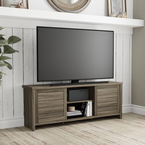 Decorative Tv Stand For Tvs Up To 70 Gray - Festivo : Target