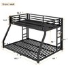 CAVINAS Full Over Queen Bunk Bed with Two-Side Ladder,Modern Metal Bed Frame for Adults,Teens - 4 of 4