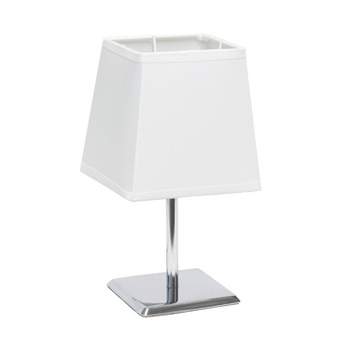  Mini Table Lamp with Squared Empire Fabric Shade - Simple Designs