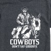 Men's - Yellowstone - RIP Cowboys Don't Say Goodbye Short Sleeve Graphic T-Shirt - 2 of 4