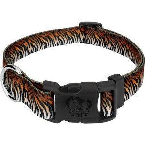 Country Brook Petz Deluxe Bengal Tiger Stripes Dog Collar - Made in the U.S.A. (5/8 Inch, Small) - 1 of 4