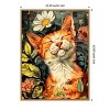Amanti Art Kitty Daisy by Justyna Jaszke Framed Canvas Wall Art - 3 of 4