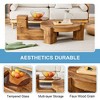 NicBex Marble Textured MDF Coffee Table with Side Table, Modern, Durable, Multi-Scene for Living Room Bedroom - 3 of 4