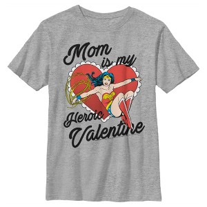 Men's Wonder Woman 1984 Mom Is My Heroic Valentine T-Shirt - 1 of 4