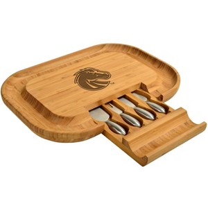NCAA Boise State Broncos Large Bamboo Cheese, Charcuterie Board Set - 1 of 4