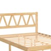 AEELLEEA Queen Size Bed Frame Strong Load Bearing Easy Assembly Minimalist Wood Platform Bed Frame for Home Bedroom - 4 of 4