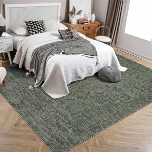 Washable Kitchen Modern Abstract Runner Rug,Non Slip Soft Low Pile Indoor Floor for Dining Room Office Entrywa - 1 of 4