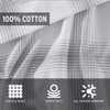 Kenneth Cole Cotton Percale Printed Sheet Collection - Modern Style - Cool Feel - image 2 of 4